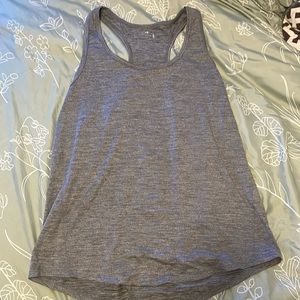 Grey athletic tank top